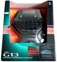 logitech g13 advance gameboard usb