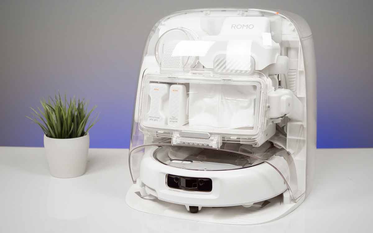 Test: DJI Romo P2 Saugroboter Test: DJI Romo P2 Saugroboter